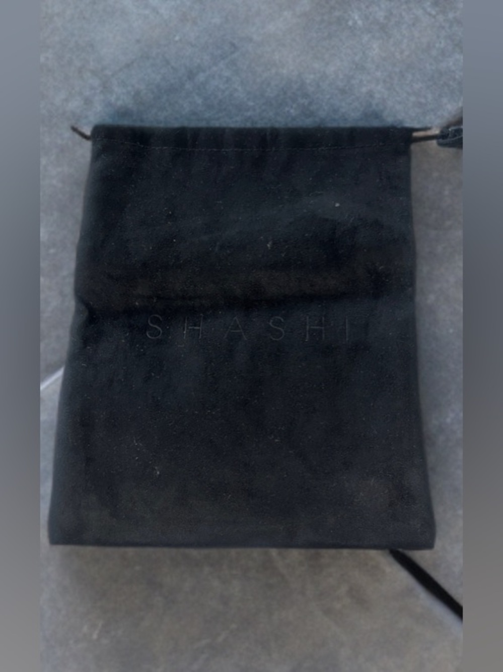 SHASHI Midnight Black Pouch